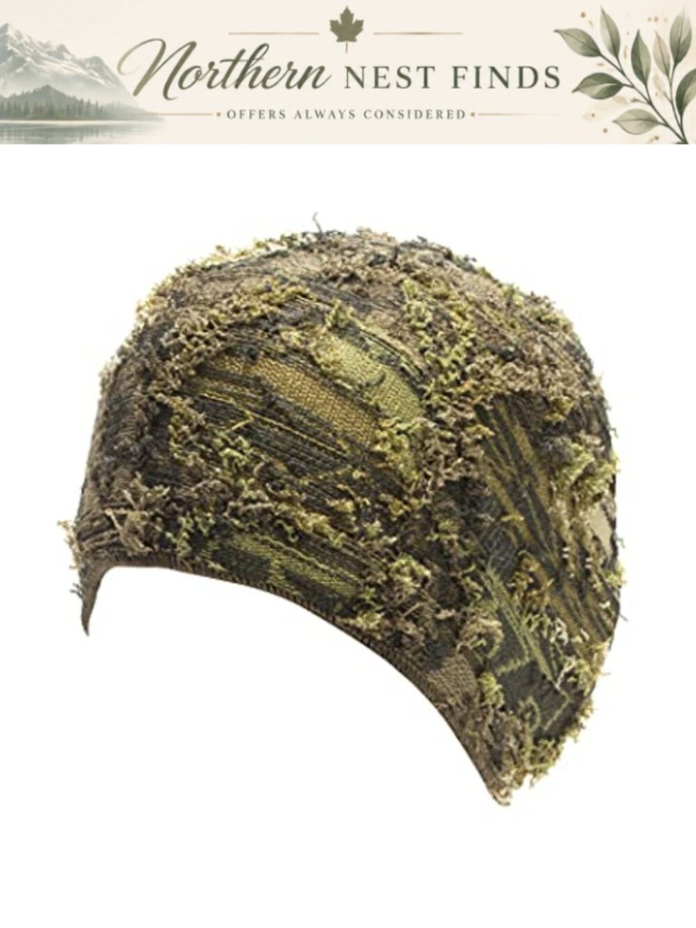 Fleece Lined Camouflage Beanie Hunting Hat Adult